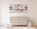 Star Wars Jedi Harry Potter Wall Decal Sticker